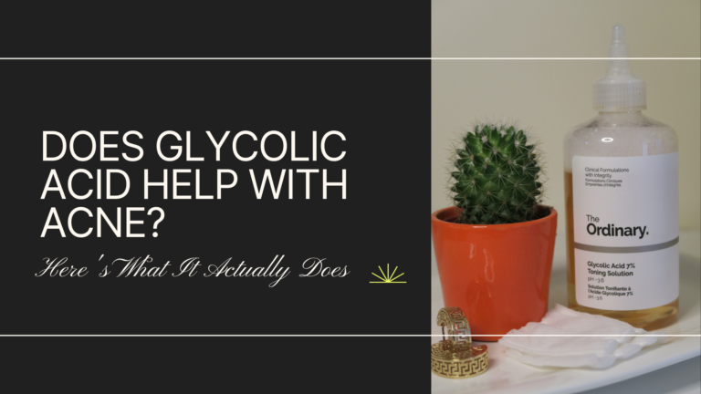 does glycolic acid help with acne?