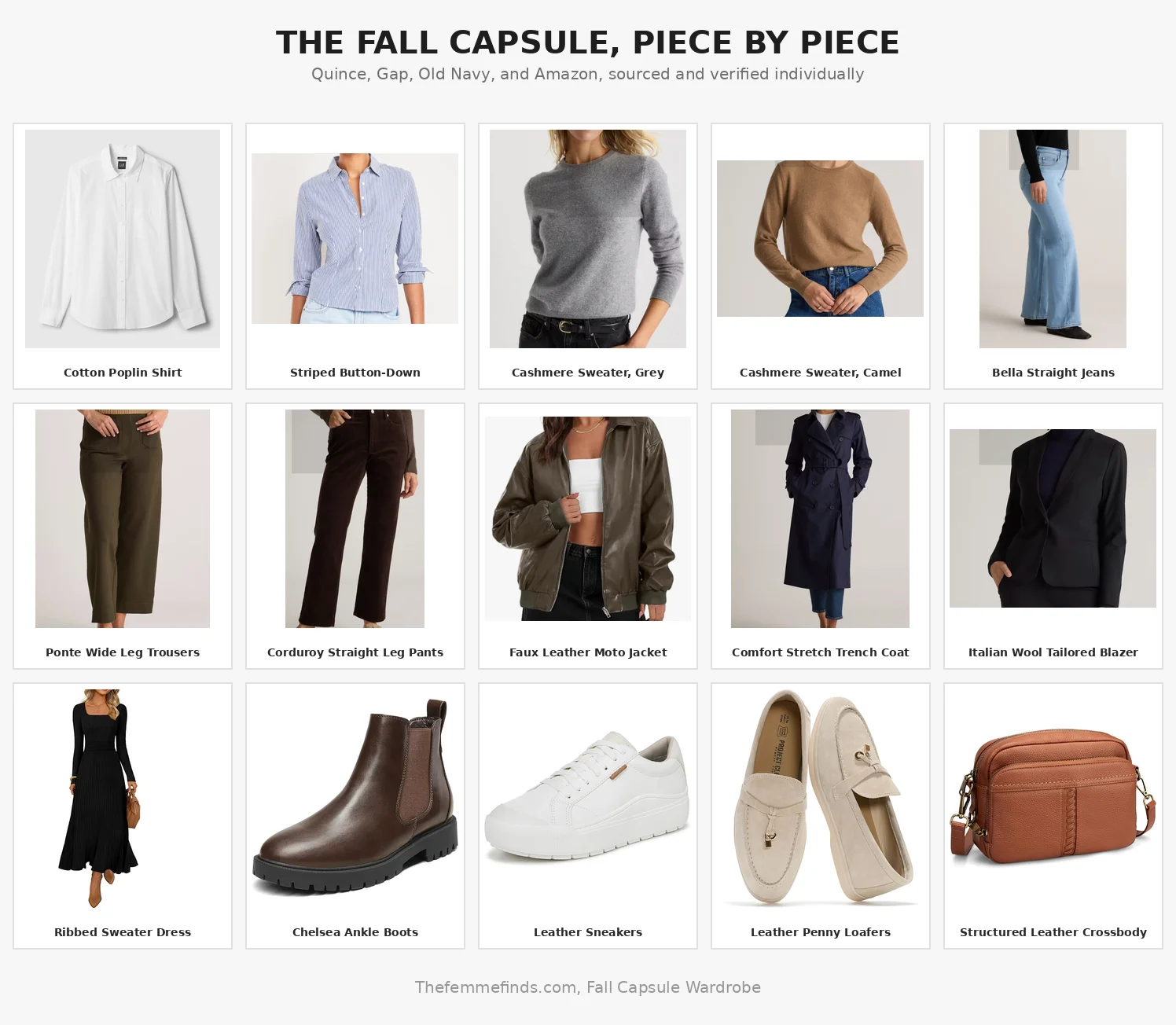 fall capsule wardrobe